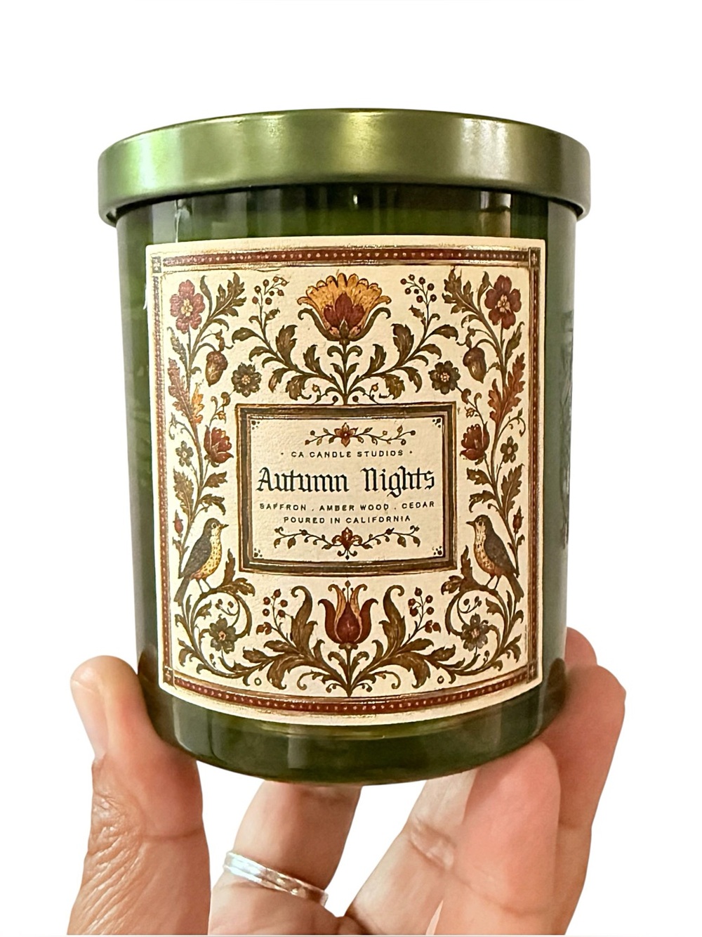 Leoben Company Autumn Nights Green Luxury Scented Candle